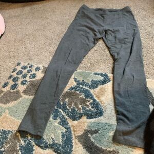 Gray leggings